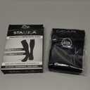 Physix Gear Compression Socks 20-30 mmHg - Men & Women - Running, Nurses, Shin Splints, Flight, Travel (Black), S/M