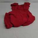 OSTOO Women's 2025 Summer Short Sleeves Boho Floral Print Tiered Casual Flowy Long Maxi Dress M