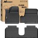 Nilight TPE Floor Mats for Hyundai IONIQ 5 SE Standard Range SE SEL 2022 2023 2024 2025 2026 with Movable Console,All Weather Custom Fit Heavy Duty Floor Liners