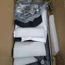 Universal Roof Rack Tire Carrier for 35in Spare Tires | Heavy Duty Carbon Steel Adjustable Mount Bracket with Anti-Theft Lock | Fits SUV/Truck/Cars (Max 35" Diameter)