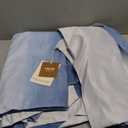 Abstract Professional Photography Backdrop for Portrait Photo Props Booth Background Photoshoot Studio with Polyester Fabric Roller Pocket on Top(8x10ft, Light Blue,No Stand)