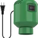 Electric Vacuum Pump for Storage Bags - 55W Fast Compression, Universal for Bags Under 1.5'', Auto Voltage 100V-240V, Portable Space Saver for Travel/Home, Green