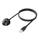 USB 3.0 Extension Cable with Pedestal, 16FT / 5M USB 3.0 Type A Male to Female Data Transfer Cord, Supports 5Gbps for Flash Drive, Card Reader, Keyboard, Mouse, Laptop, Tablet, Webcam & More