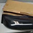 ECOTRIC Roof Spoiler Compatible with 2006-2015 Honda Civic 4DR Sedan, Window Deflector Black Rear Visor Vent Wing, ABS Guards Shade