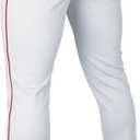 Easton Men's Rival+ Baseball Pants | Full Length Semi-Relaxed Fit | Adult Sizes | Piped | Large