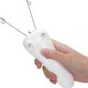 Threading Hair Removal, Hair Removal Device, Electric Threading Epilator USB Hair Remover for & Body Hair Removal with Cotton Thread Roll (Pinks)