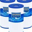 Cryspool Type B Filter Compatible with 29005E, Easy Set Above Ground Pool Filters, 3 Pack