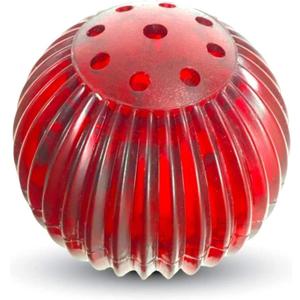 Pet Qwerks Blinky Babble Ball - Flashing Interactive Chew Dog Toy - Medium