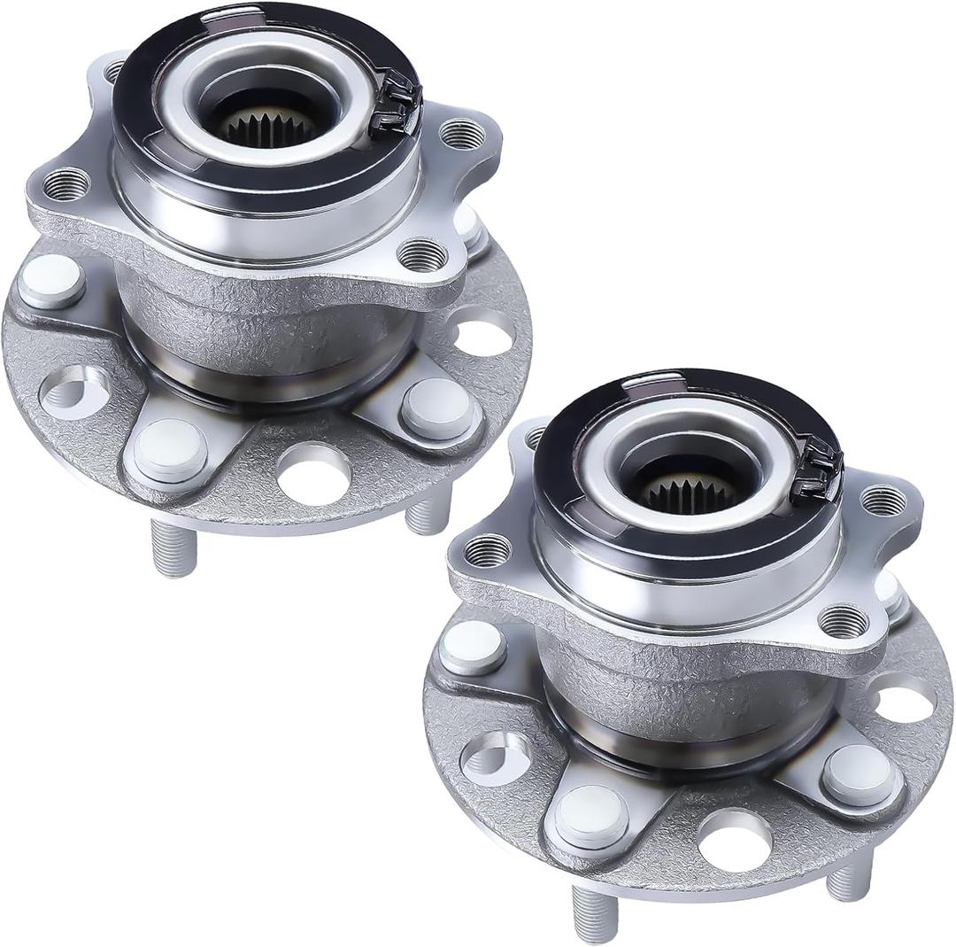 512333 Rear Wheel Hub Bearing Assembly 5-Lug w/ABS Compatible with Dodge Caliber 2007-2008 AWD, Jeep Compass/Patriot 2007-2017 4WD