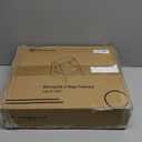 StrongTek Double Step Footrest, Adjustable Wooden Foot Stool with 3 Height Levels, Cushioned Top & Non-Slip Base, Ergonomic Under Desk Leg Rest for Office Home