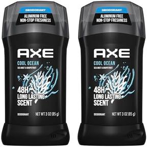 AXE Deodorant Stick for Men Cool Ocean For Long Lasting Odor Protection All Day Fresh Scent Men's Deo, Aluminum Free 3 oz (Pack of 4)