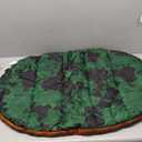 Furhaven Outdoor Travel Dog Bed for Small Dogs w/ Carry Bag, Washable & Foldable, Great for Crates & Kennels - Trail Pup Travel Pillow Mat w/ Stuff Sack Bag - Paprika/Camo-Paw, Small (32.0"L x 26.0"W x 2.0"Th)