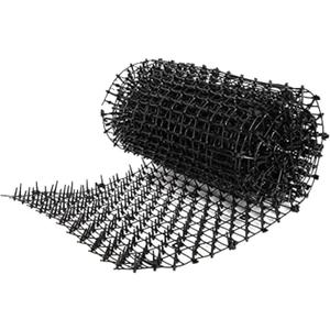Tapix Cat Scat Mat with Spikes Digging Stopper (14 ft.) - Anti-cat Network Cat Strips, Cat Deterrent Mat for Indoor and Outdoor with 10 Staples