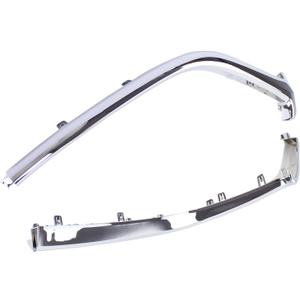 ApplianPar 2Pcs Chrome Front Left Driver and Right Passenger Side Bumper Grille Lower Molding for Mazda 3 2017-2018