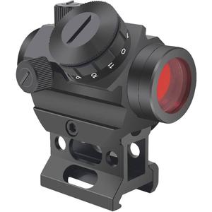 UUQ Red Dot Sight Prince 5 MOA Micro Gun Reflex Rifle Scope with 1" Riser Mount for Cowitness with Iron Sights