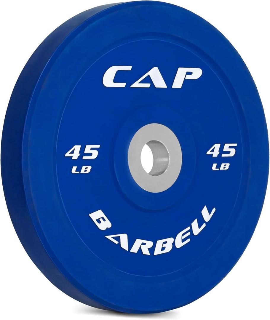 CAP Barbell Rubber Olympic Bumper Plate | 45lbs