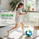 Indoor Soccer Ball Size 4 – Soft, Safe & Silent Inside Home Sport Toy Ball for Indoor and Yard Play – Colorful Birthday, Soccer Gift for Toddlers, Kids, Boys & Girls Ages 3-5, 5-8, 8-12