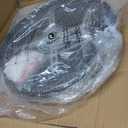 KCO Lighting Modern 3 Light Cluster Pendant Lighting Vintage Milk Glass Chandelier Light Fixture Black Contemporary Cluster Chandelier for Living Room Dining Room