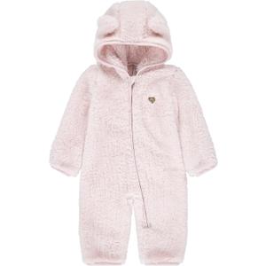 HUGGIES Baby Sherpa Coverall (3-6 Months, Barely Pink)
