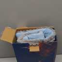 Bedsure Back Heating Pad for Neck and Shoulders, Weighted Heated Pad with Vibration, FSA Eligible Items, Birthday Gifts for Women Men Mom Men, Auto Shut Off, 5lbs 12" x 24", Teal