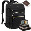 LOVEVOOK Large Travel Backpack for Women, 50L Carry on Backpack for Airplanes, TSA Personal Item Travel Bag for Women with USB Port fits 18" Laptop, Waterproof Carry on Bags with 4 Packing Cubes