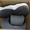 Truck Seat Cushion Set with Headrest for Long Haul Drivers, Memory Foam