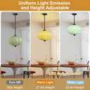 11.8in Green Glass Schoolhouse Light Fixture Large, Bulb Included | Semi Flush Mouted Pendant Lighting for Kitchen Island Dining Room Hallway Entryway Bedroom Antique Black and Green 1 Pack, 15in