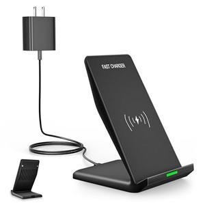 Fast Wireless Charger for Samsung, 15W Wireless Charging Stand Desk Phone Charger Stand with PD 20W USB C Plug Adapter for Samsung Galaxy S24 Ultra S24+ S23 S22 S21 S20, Pixel 8 7 Pro, iPhone 17 16 15