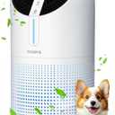 MOOKA Air Purifiers for Home Large Room up to 1095ft², H13 HEPA Filter Air Cleaner for Pets Bedroom Remove Smoke Dust Pollens Dander, Room Air Purifier with Timer Lock 4 Modes Night Light, M02