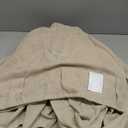 Beige Curtains 100 inches Long Room Darkening Window Curtain Panels Living Room Divider Patio Doorway Sliding Glass Door Grommet Top Thermal Insulated Drapes Bedroom Kitchen Basement 2 Panels 24"x100"