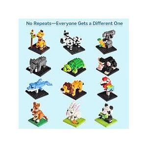 12 Pack, No Duplicates, Individually Boxed Zoo Sets for Kids 6-12, Party Favors, Classroom Prizes, Goodie Bag Stuffers & Easter Egg Fillers