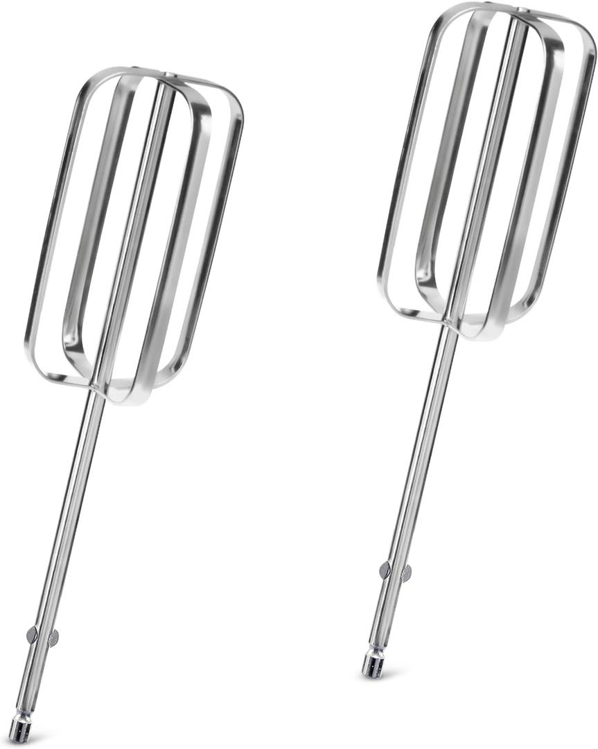 Hand Mixer Beaters Blender Attachments, Hand Mixer Replacement Beaters for Hamilton Beach Hand Mixers 62682RZ 62692 62695V 64699 Electric Mixer Replace Parts - 2 Pack