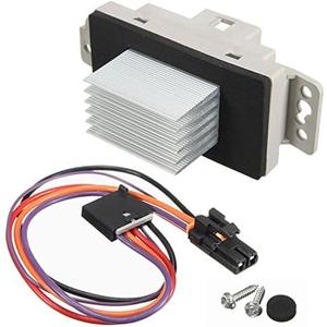 15-81773 HVAC Fan Blower Motor Resistor Kit with Harness Compatible with Chevy Silverado Tahoe Suburban Avalanche Trailblazer GMC Sierra Envoy Yukon XL Replaces 89018778, 89019351, 19260762, RU-631 Only one details