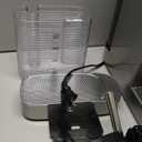 AMZCHEF Espresso Machine with LCD Display, 20 Bar Cappuccino Machines with Automatic Milk Frother for Home Gifts, Latte Coffee Maker with Dual Wall & Filters, Stainless Steel Style sliver