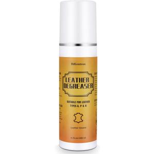 Leather Cleaner Degreaser Quick Spray & Wipe Formula for Car Seats, Sofas, Handbags, Jackets & Shoes Removes Grease & Oil, Gentle Leather Care, No Residue, Easy to Use
