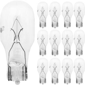 Landscape Light Bulbs 4 Watt,12 Volt Low Voltage T5 Light Bulbs for Malibu Appliance Garden Outdoor Lamps Landscape Lights Replacement Parts -2800K Warm White,CRI 85 (Clear),12 Packs