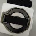 SUPERONE for MagSafe Phone Grip with Finger Strap, Removable Magnetic Ring Holder with Kickstand Finger Loop, MagSafe Accessories for iPhone 17/16/15/14/13/12 Series, Black