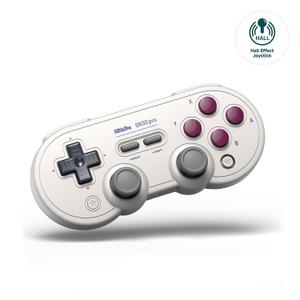 8BitDo SN30 Pro Bluetooth Controller with Hall Effect Joysticks, Rumble Vibration, and Turbo Function, Compatible with Switch/Switch 2, PC, macOS, Android, Steam Deck & Raspberry Pi (G Classic)