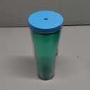 Tumbler Green 24Oz With Straw