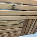 Utoplike Teak Wood Bath Mat, 32 x 20 inch Large Wooden Shower Mat for Bathroom, Non Slip Wood Floor Sturdy Mat for Inside Shower Luxury Spa Home or Outdoor
