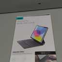 ESR iPad 11th(A16, 2025)/10th Gen Case with Keyboard, Keyboard Case with Trackpad, Magnetic Detachable Keyboard with Backlit Keys, Fully Adjustable Portrait/Landscape Stand, Ascend Series, Black