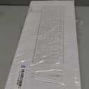 Wireless Keyboard and Mouse Combo, Full-Sized Wireless Keyboard and Adjustable DPI Mouse, 2.4GHz USB Receiver, Silent Keyboard and Mouse for PC, Windows, MAC, Desktop, Laptop(Purple)