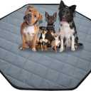 Washable Pee Pads for Dogs, 24" Pet Playpen Mat Octagon 8 Panels Puppy Pads for Whelping Potty Housebreaking Incontinence Playpen Crate Kennel