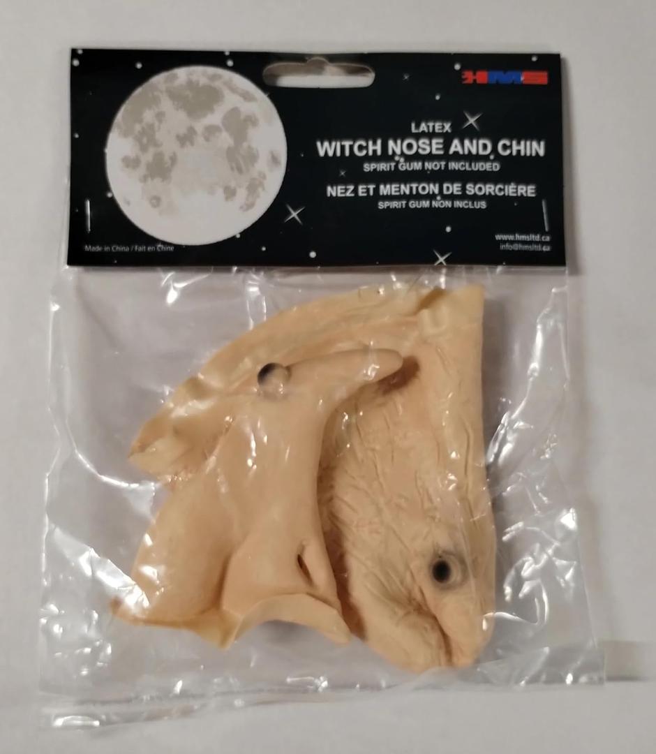 Witch's Nose & Chin Latex Set by HM Smallwares