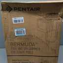 Pentair 506301 PVC 2-Inch Threaded Port Bermuda Gunite Pool and Spa Skimmer, White