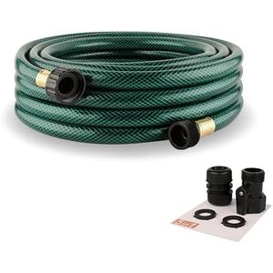 Garden Hose No Leaking for Watering: No Kink and Lightweight - 1/2" Water Hoses 25 FT with Fittings for Outdoor and Yard
