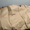 FH Group Classic PU Leather Split Bench Car Seat Cover  Universal Fit for Cars Trucks & SUVs (Solid Beige) (Rear Set)