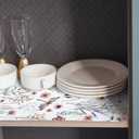 Floral Shelf and Drawer Liner for Kitchen Cabinets,24IN x 10FT Non-Adhesive and Strong Non-Slip Cabinet Drawer Liners for Kitchen Shelf, Waterproof Cupboard Liners,Easy to Clean, 23.6"W x 118.1"L