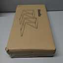 Honla Desktop Shelf,2 Tier Wood and Metal Desk Shelf for Top of Desk,2 Pack Small Desktop Shelves,Black