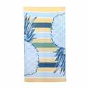 SDS for HD Designs 2024 Peshtemal Pineapple Print Beach Towel, 28 in W x 60 in L
